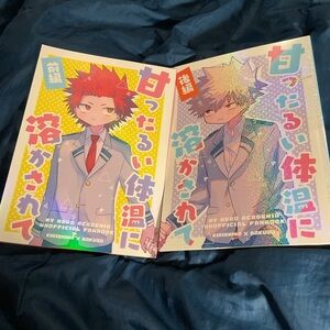 KiriBaku Kirishima Eijirou x Bakugou Katsuki Cute Yaoi manga Doujinshi lot
